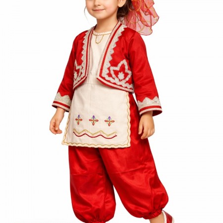 GÜMÜŞ VE GOLD POTPORİ KIZ ÇOCUK YÖRESEL KOSTÜM